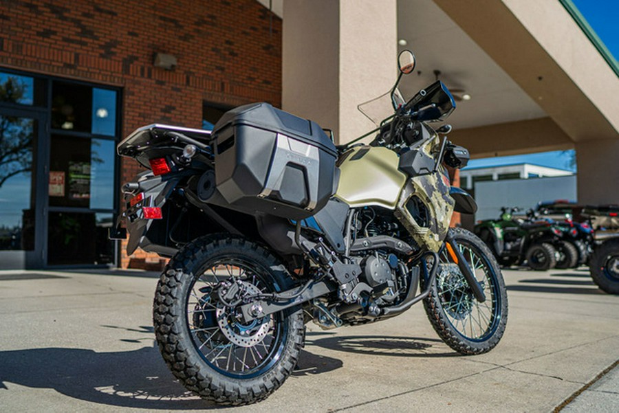 2026 Kawasaki KLR650 Adventure ABS Cypher Camo Beige