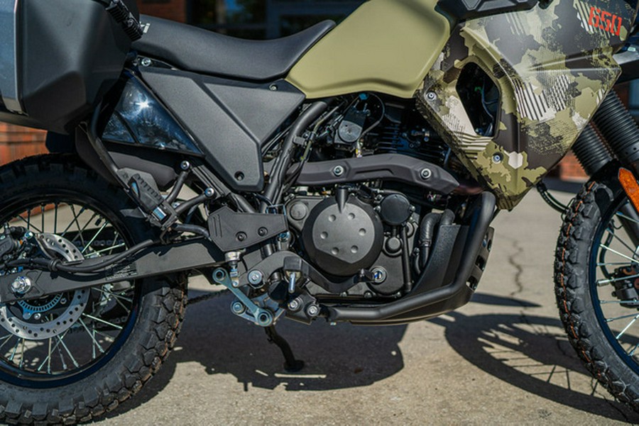 2026 Kawasaki KLR650 Adventure ABS Cypher Camo Beige
