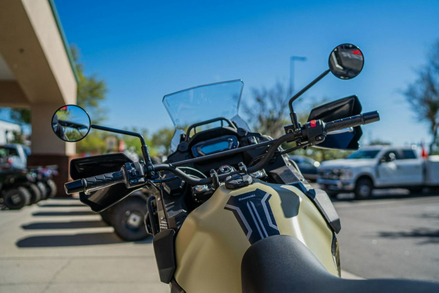 2026 Kawasaki KLR650 Adventure ABS Cypher Camo Beige