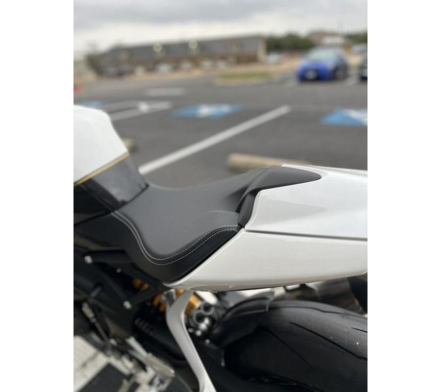 2023 Triumph Speed Triple 1200 RR Crystal White