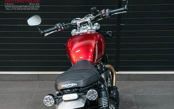 2024 Triumph Speed Twin 1200 Carnival Red/Storm Grey