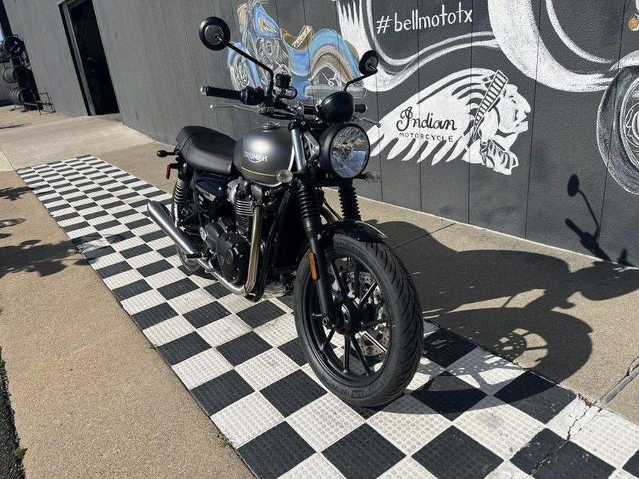 2023 Triumph Speed Twin 900 Matte Silver Ice