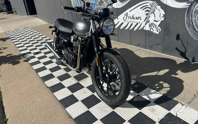 2023 Triumph Speed Twin 900 Matte Silver Ice