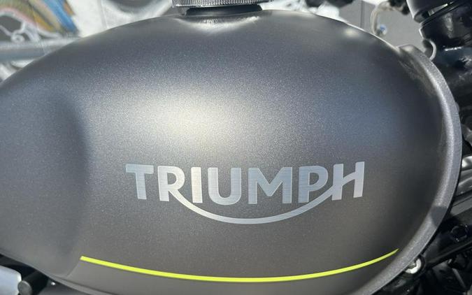 2023 Triumph Speed Twin 900 Matte Silver Ice