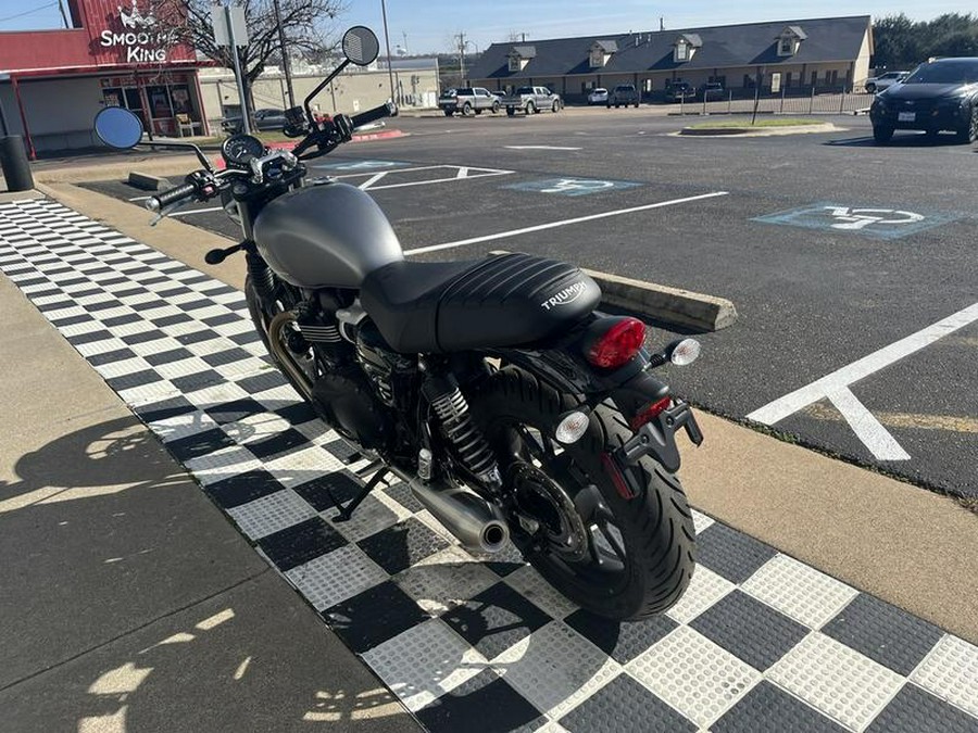 2023 Triumph Speed Twin 900 Matte Silver Ice