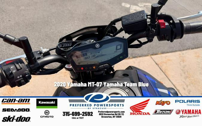 2020 MT-07 Yamaha Team Blue - Yamaha