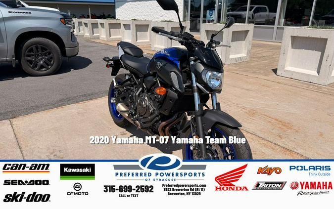2020 MT-07 Yamaha Team Blue - Yamaha
