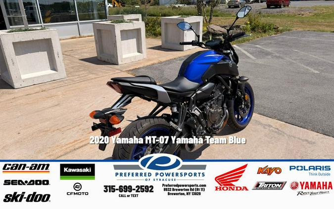 2020 MT-07 Yamaha Team Blue - Yamaha