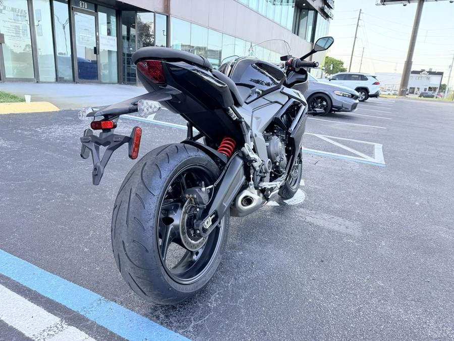 2026 Triumph Daytona 660 Sapphire Black