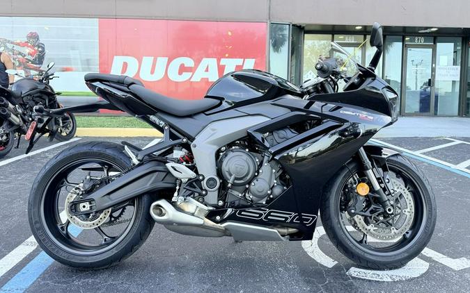 2026 Triumph Daytona 660 Sapphire Black