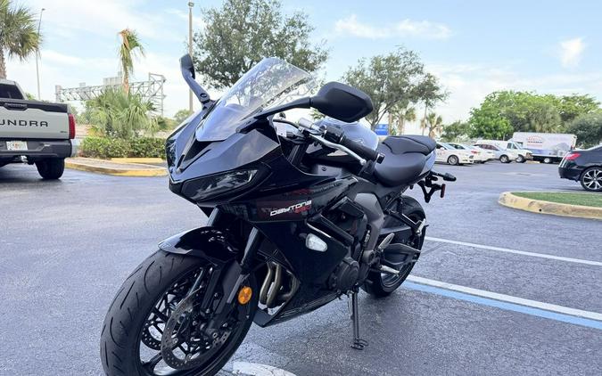 2026 Triumph Daytona 660 Sapphire Black