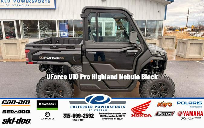 2026 CFMOTO UForce U10 Pro Highland Nebula Black