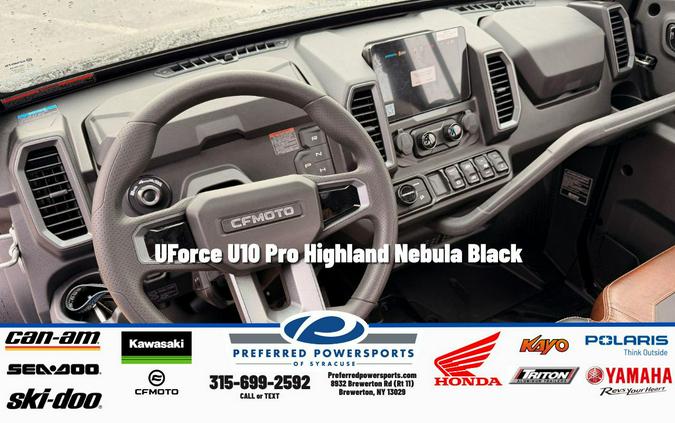 2026 CFMOTO UForce U10 Pro Highland Nebula Black