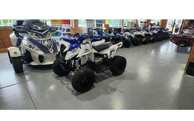 2024 Polaris Industries A24YAK11B5 Outlaw 110 EFI Bright White/Polaris Blue