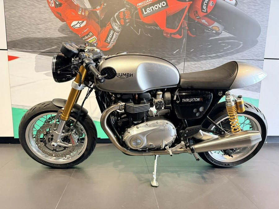 2017 Triumph Thruxton 1200 R Silver Ice