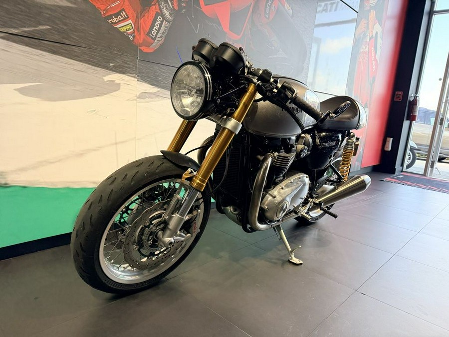 2017 Triumph Thruxton 1200 R Silver Ice