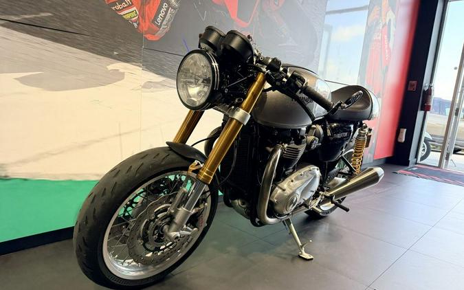2017 Triumph Thruxton 1200 R Silver Ice