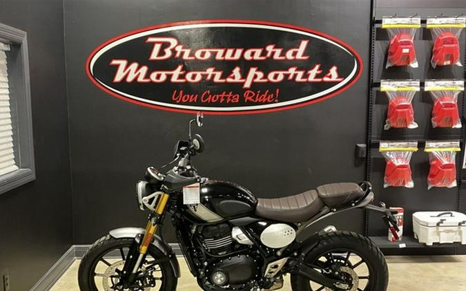 2027 TRIUMPH Scrambler 400 X Matte PewterGrey/Matte Khaki Green