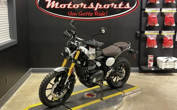 2027 TRIUMPH Scrambler 400 X Matte PewterGrey/Matte Khaki Green
