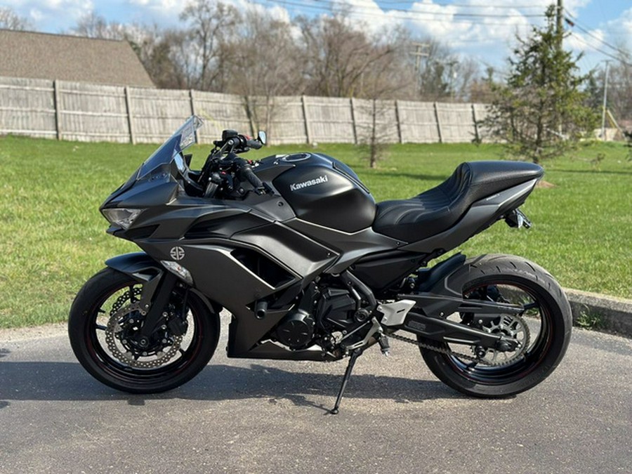 2022 Kawasaki Ninja 650 Metallic Matte Graphenesteel Gray