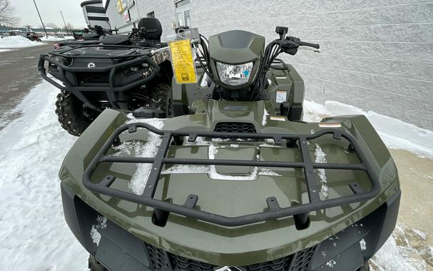2025 Suzuki KingQuad 750 AXi w/ 60inch plow and 2500lb winch