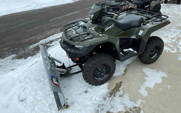 2025 Suzuki KingQuad 750 AXi w/ 60inch plow and 2500lb winch