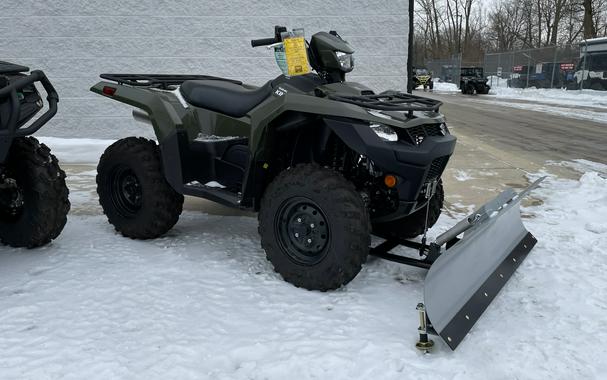 2025 Suzuki KingQuad 750 AXi w/ 60inch plow and 2500lb winch