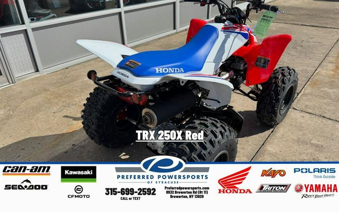2026 Honda TRX 250X Red
