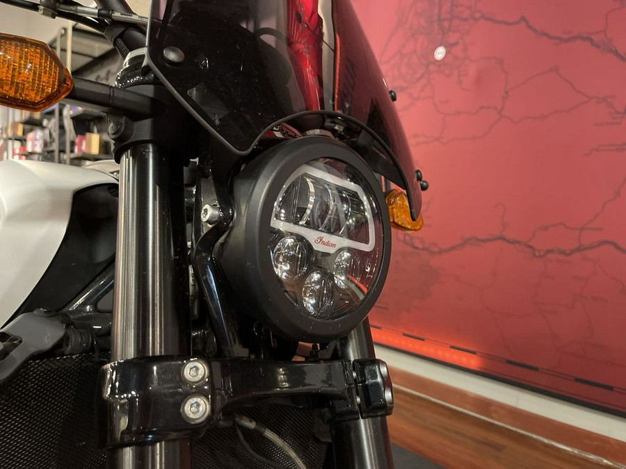 2022 Indian Motorcycle® FTR S White Smoke