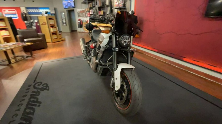 2022 Indian Motorcycle® FTR S White Smoke