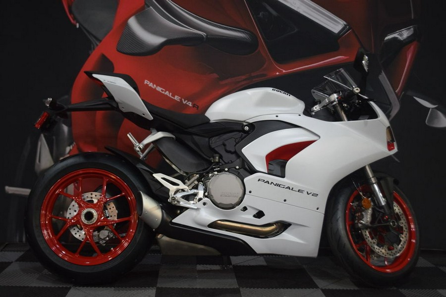 2023 Ducati Panigale V2 White Rosso Livery For Sale In Chatsworth Ca
