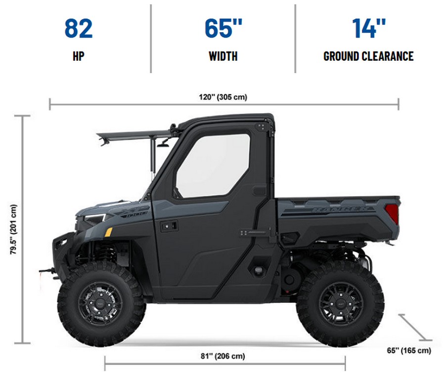 2025 Polaris Industries RANGER XP 1000 NORTHSTAR EDITION PREMIUM STEALTH GRAY