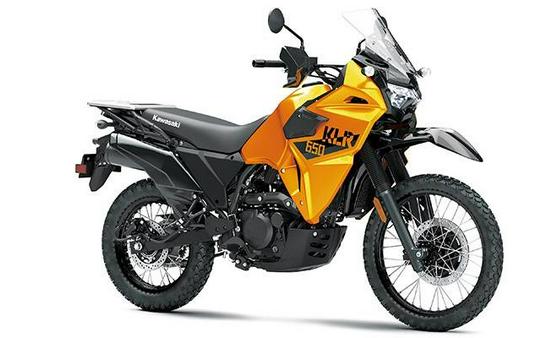 2026 Kawasaki KLR 650 ABS Pearl Solar Yellow