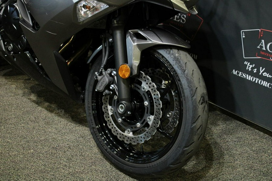2021 Kawasaki Ninja 650 Metallic Graphite Gray/Metallic Spark Black