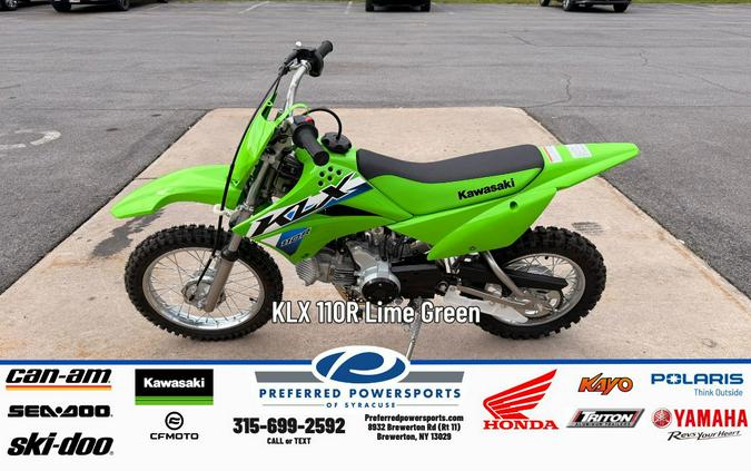 2026 Kawasaki KLX 110R Lime Green