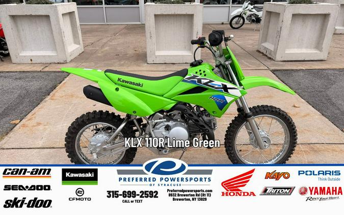 2026 Kawasaki KLX 110R Lime Green