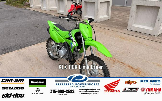 2026 Kawasaki KLX 110R Lime Green