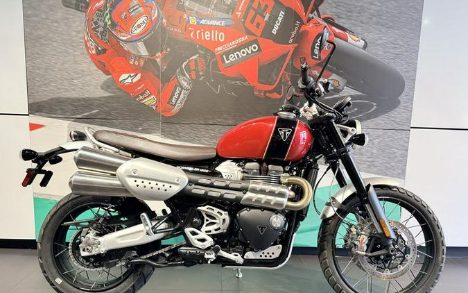 2023 Triumph Scrambler 1200 XC Carnival Red / Jet Black