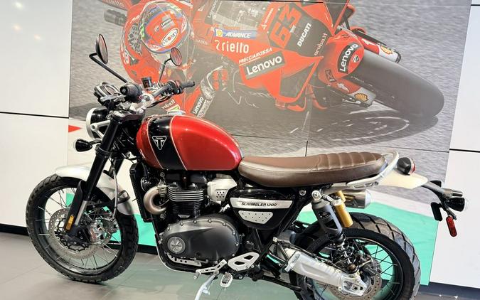 2023 Triumph Scrambler 1200 XC Carnival Red / Jet Black