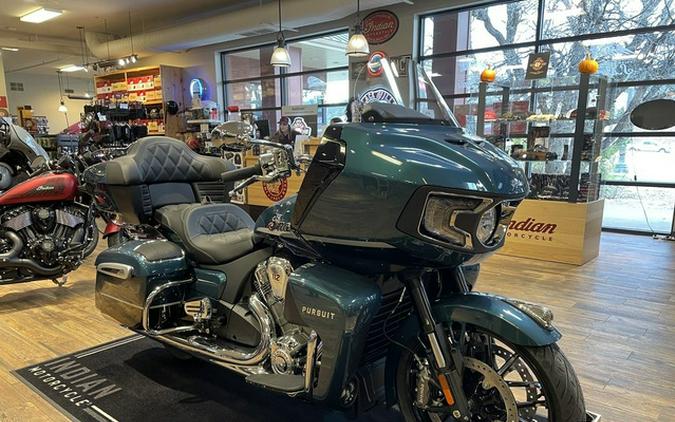 2026 Indian Pursuit Limited 112 W/Powerband Audio Cascade Gre