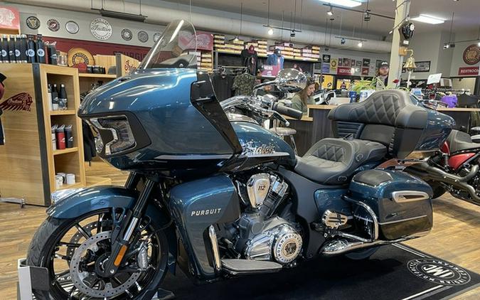 2026 Indian Pursuit Limited 112 W/Powerband Audio Cascade Gre