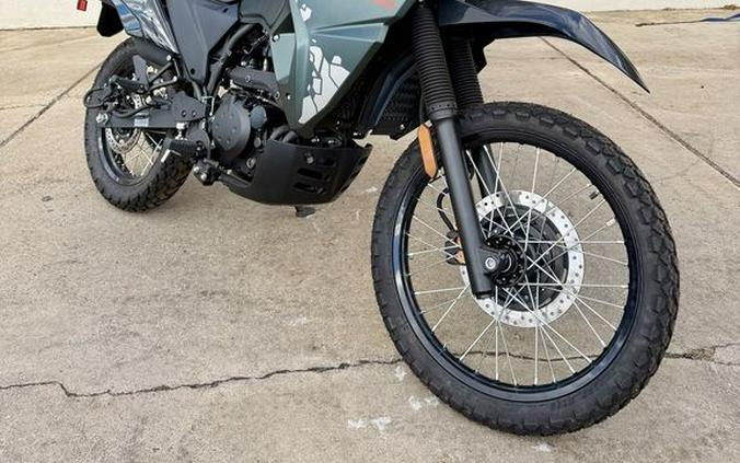 2025 Kawasaki KLR®650 Metallic Matte Old School Green