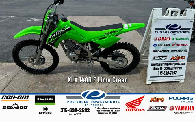 2026 Kawasaki KLX 140R F Lime Green