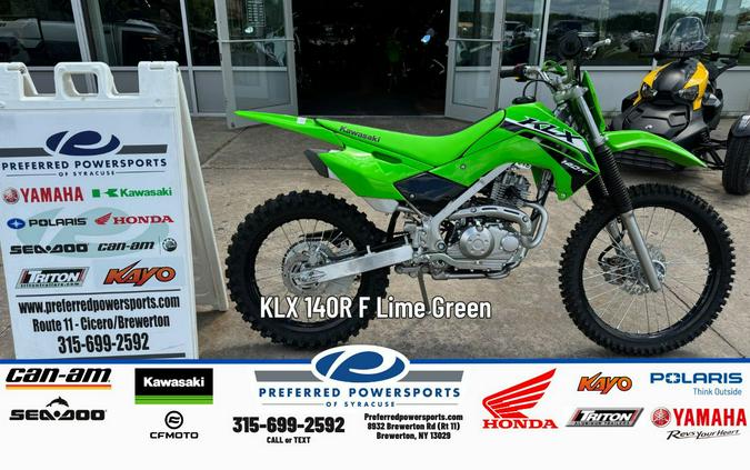 2026 Kawasaki KLX 140R F Lime Green