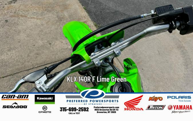 2026 Kawasaki KLX 140R F Lime Green