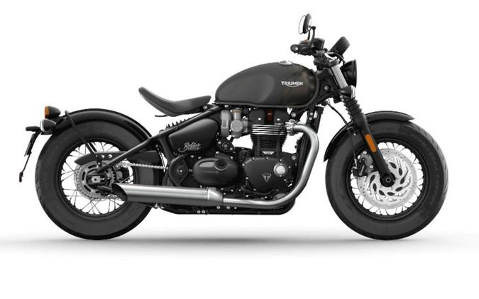 2022 Triumph Bonneville Bobber Matt Storm Grey/Matt Ironstone