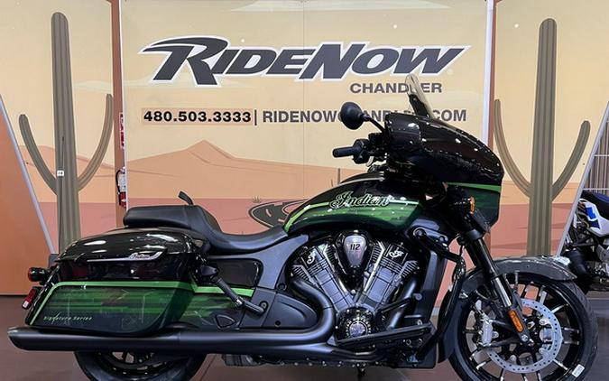 2026 Indian Chieftain Powerplus Dark Horse Signature Series Abyss Metallic / Cypher Gr
