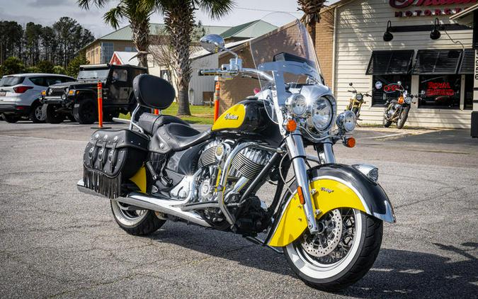 2019 Indian Motorcycle® Chief® Vintage Icon Series Thunder Black/Indian Motorcycle Yellow