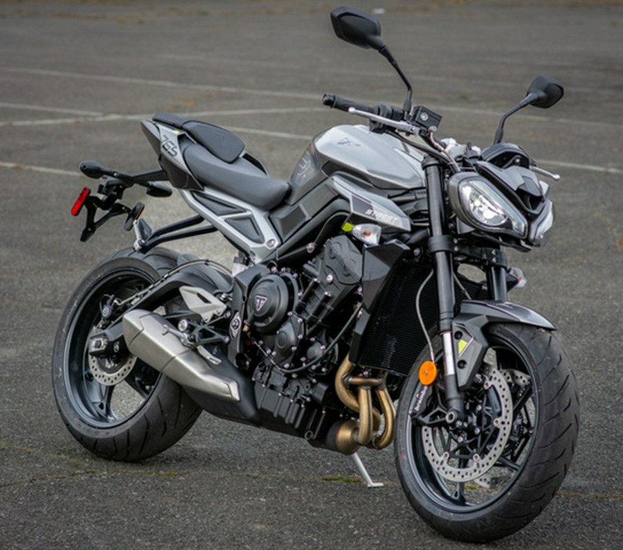 2024 Triumph Street Triple 765 R Silver Ice