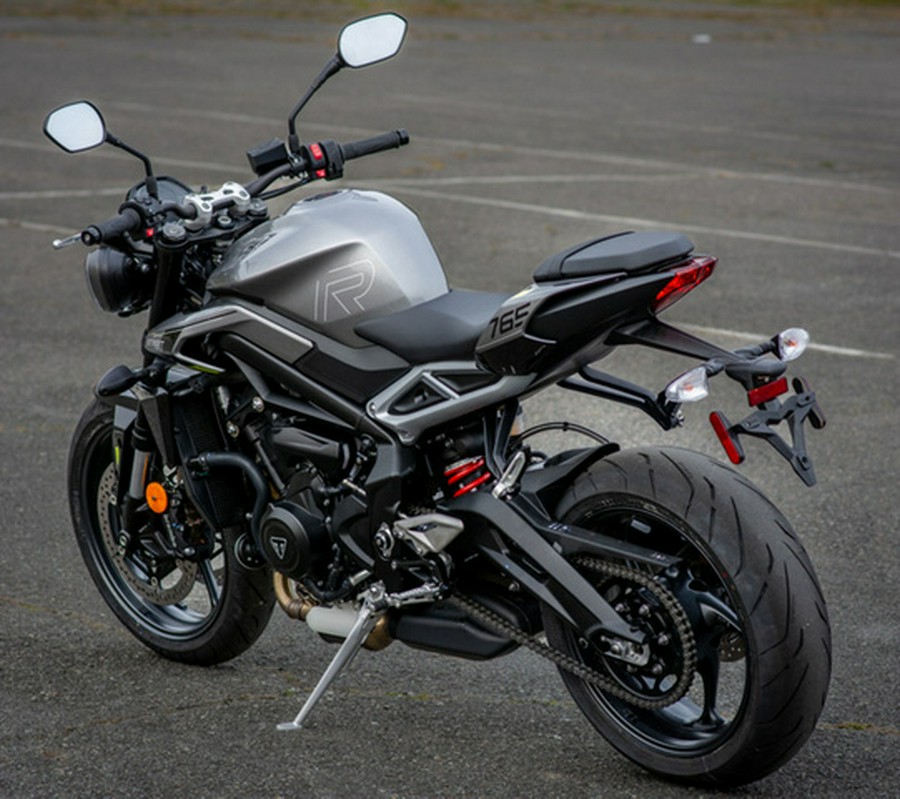 2024 Triumph Street Triple 765 R Silver Ice